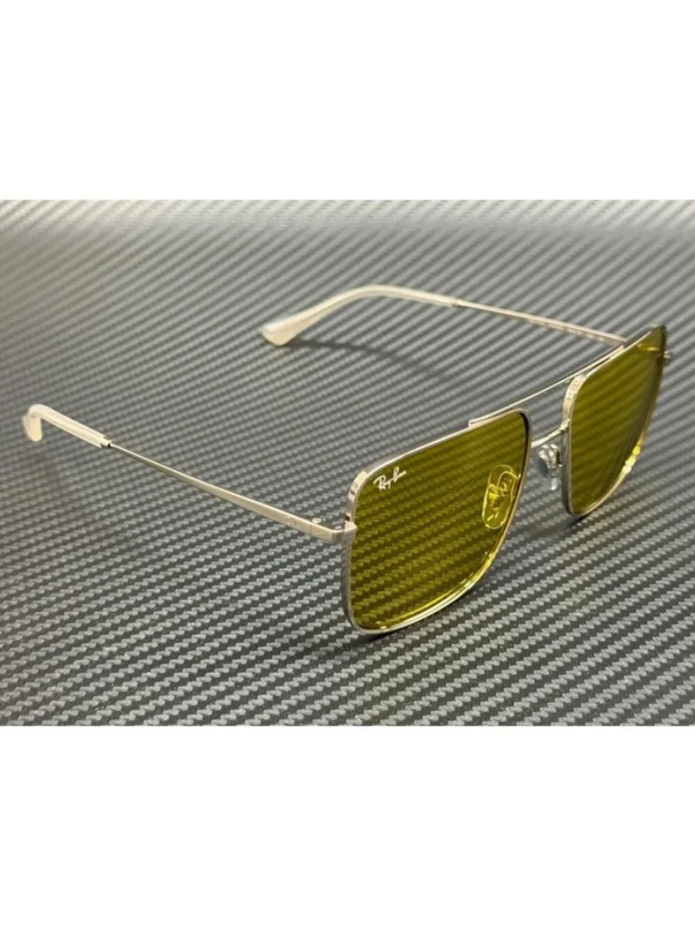New Ray-Ban Men Silver Sunglasses 56-16-145